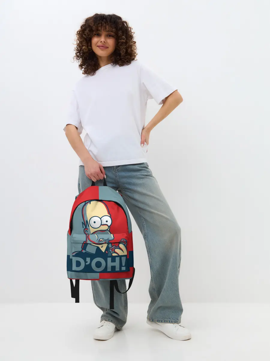 Рюкзак джинсовый / Homer Simpson