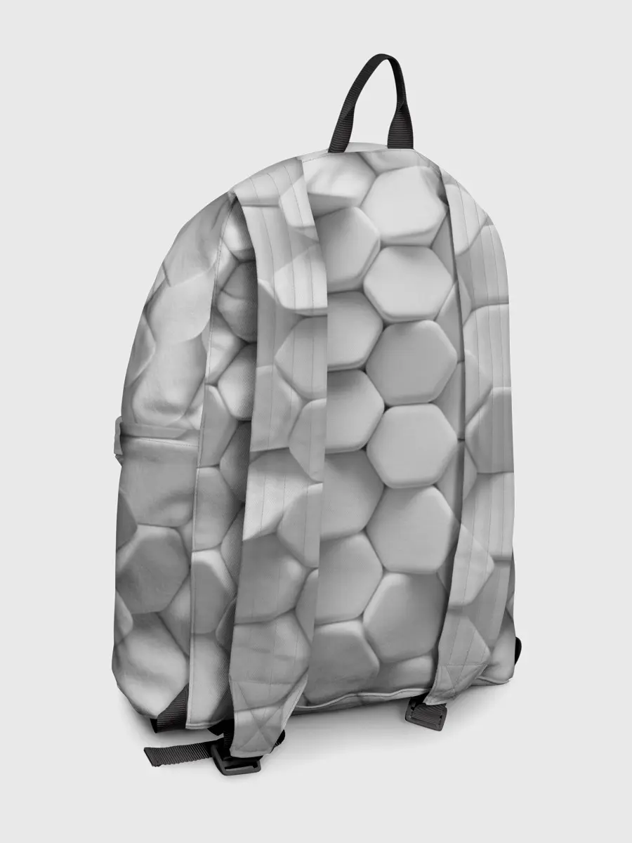 Рюкзак джинсовый / Геометрическая живопись