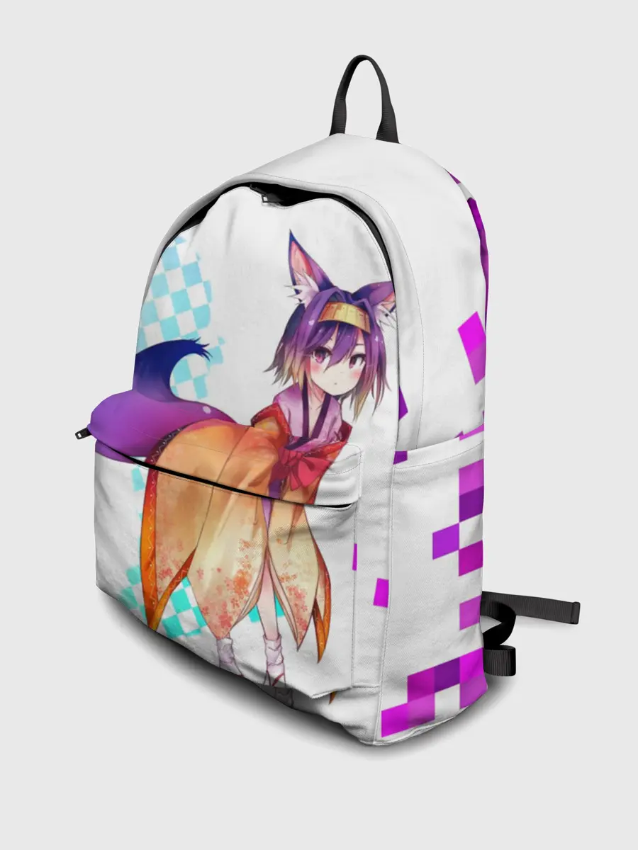 Рюкзак джинсовый / Аниме пиксели