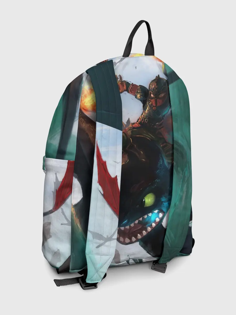 Рюкзак джинсовый / как приручить дракона