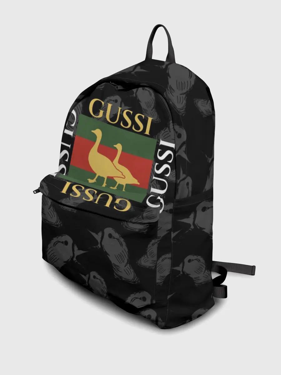 Рюкзак джинсовый / Гуси