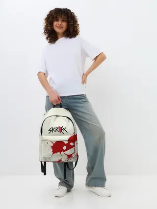 Рюкзак джинсовый / Skrillex