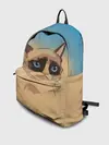 Рюкзак джинсовый / Grumpy cat ART