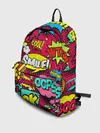 Рюкзак джинсовый / Стиль pop-art