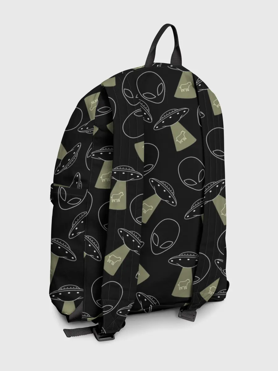 Рюкзак джинсовый / НЛО похищение коров