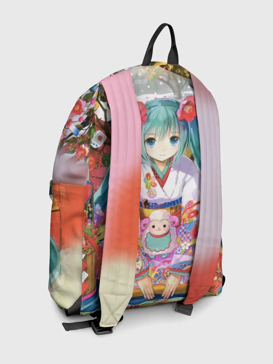 Рюкзак джинсовый / Окно Mika Hatsune