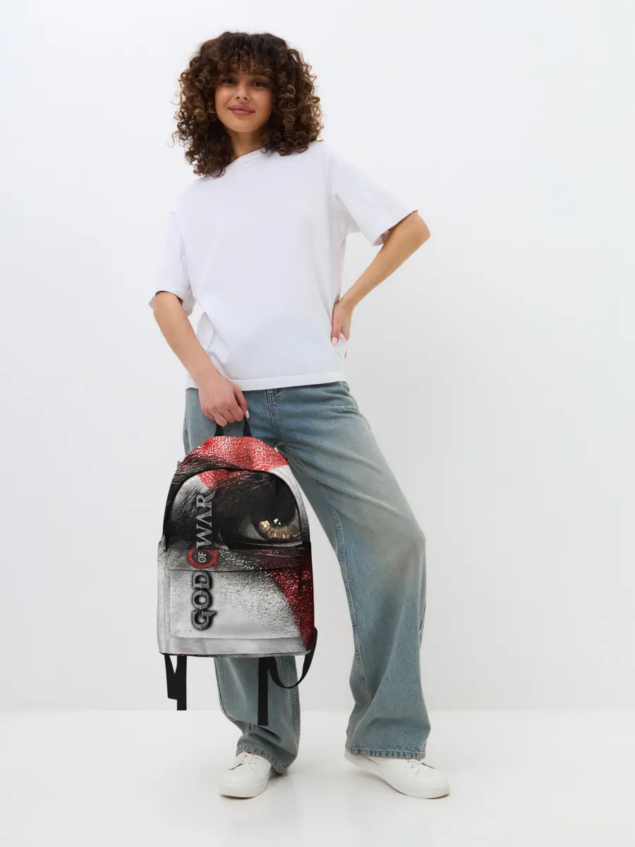 Рюкзак джинсовый / God of War