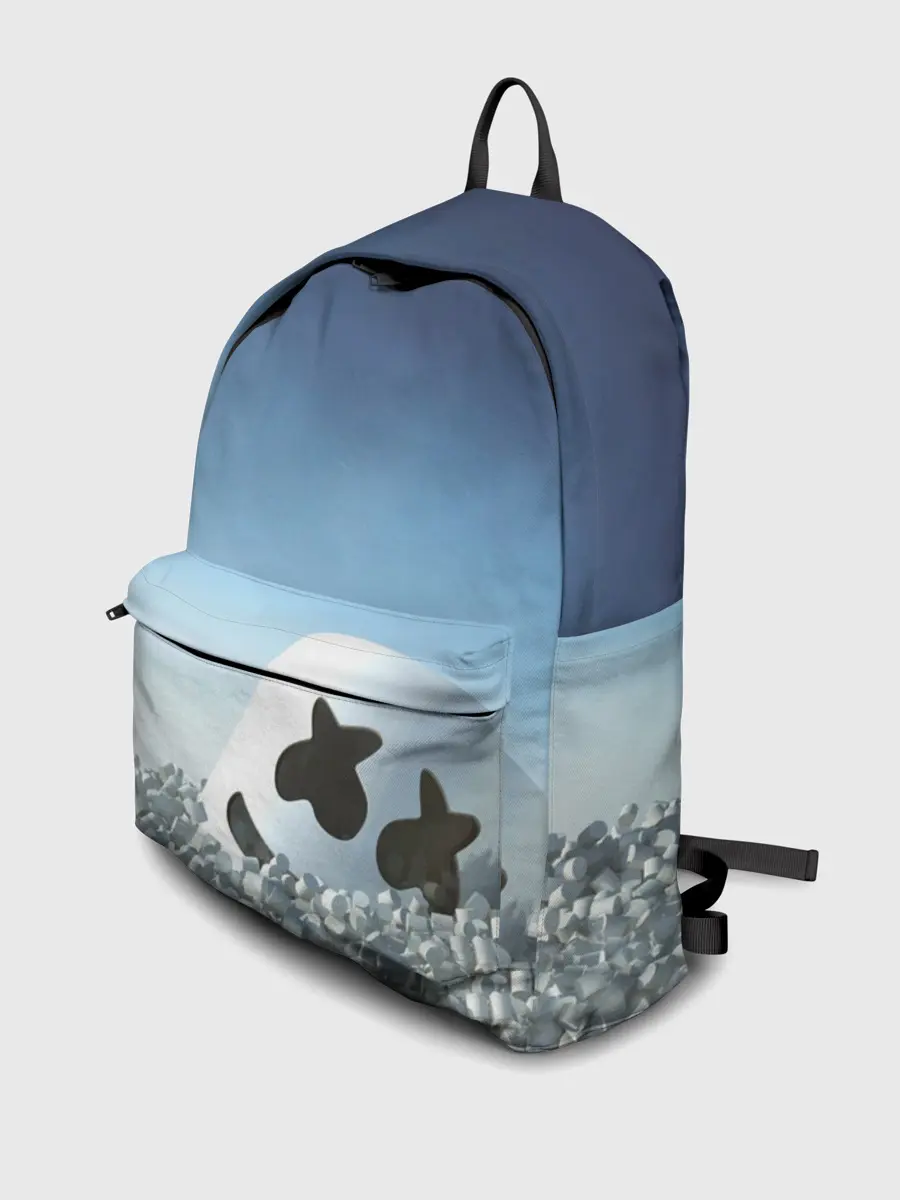 Рюкзак джинсовый / Marshmello