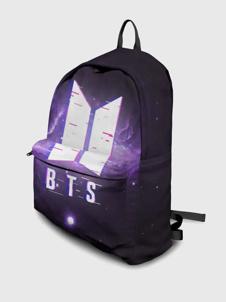Рюкзак джинсовый / BTS SPACЕ 3D / БТС КОСМОС