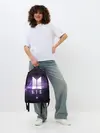 Рюкзак джинсовый / BTS SPACЕ 3D / БТС КОСМОС