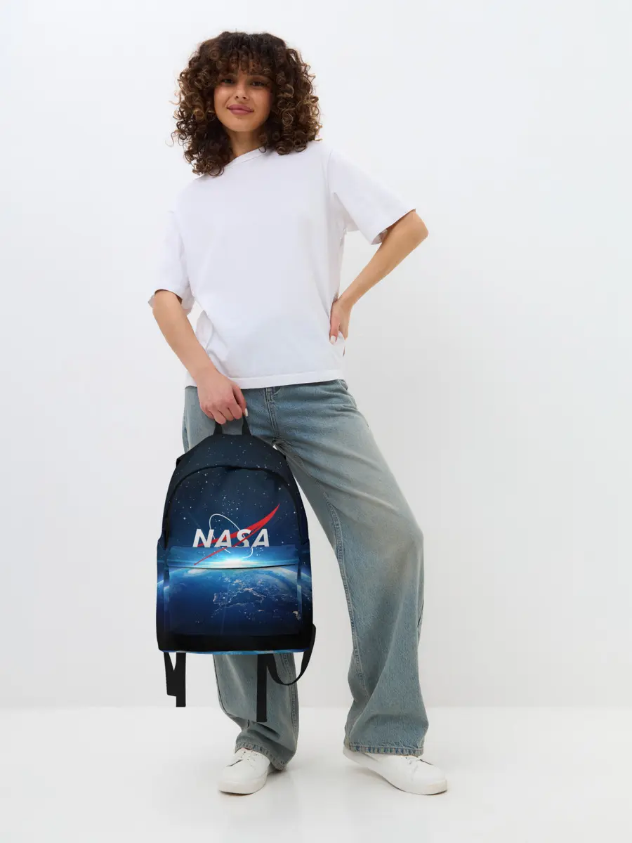Рюкзак джинсовый / NASA