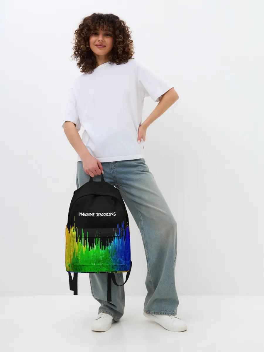 Рюкзак джинсовый / IMAGINE DRAGONS