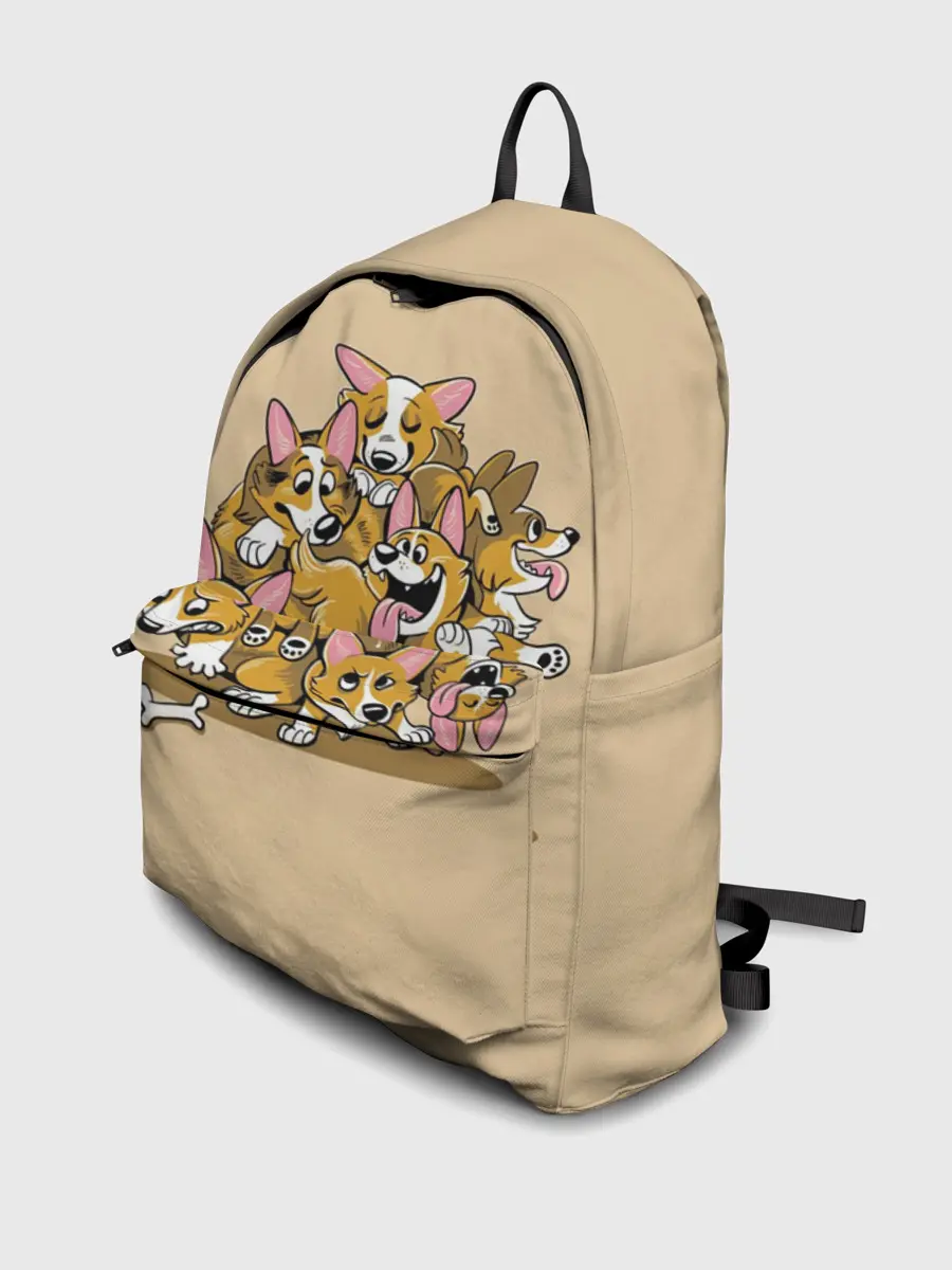 Рюкзак джинсовый / Корги