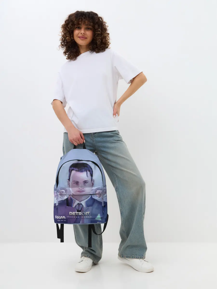 Рюкзак джинсовый / Detroit become human