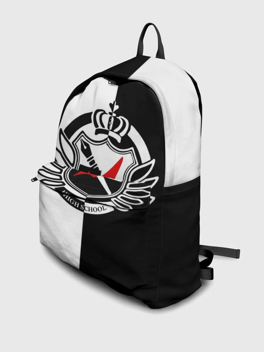 Рюкзак джинсовый / MONOKUMA SCHOOL с фоном