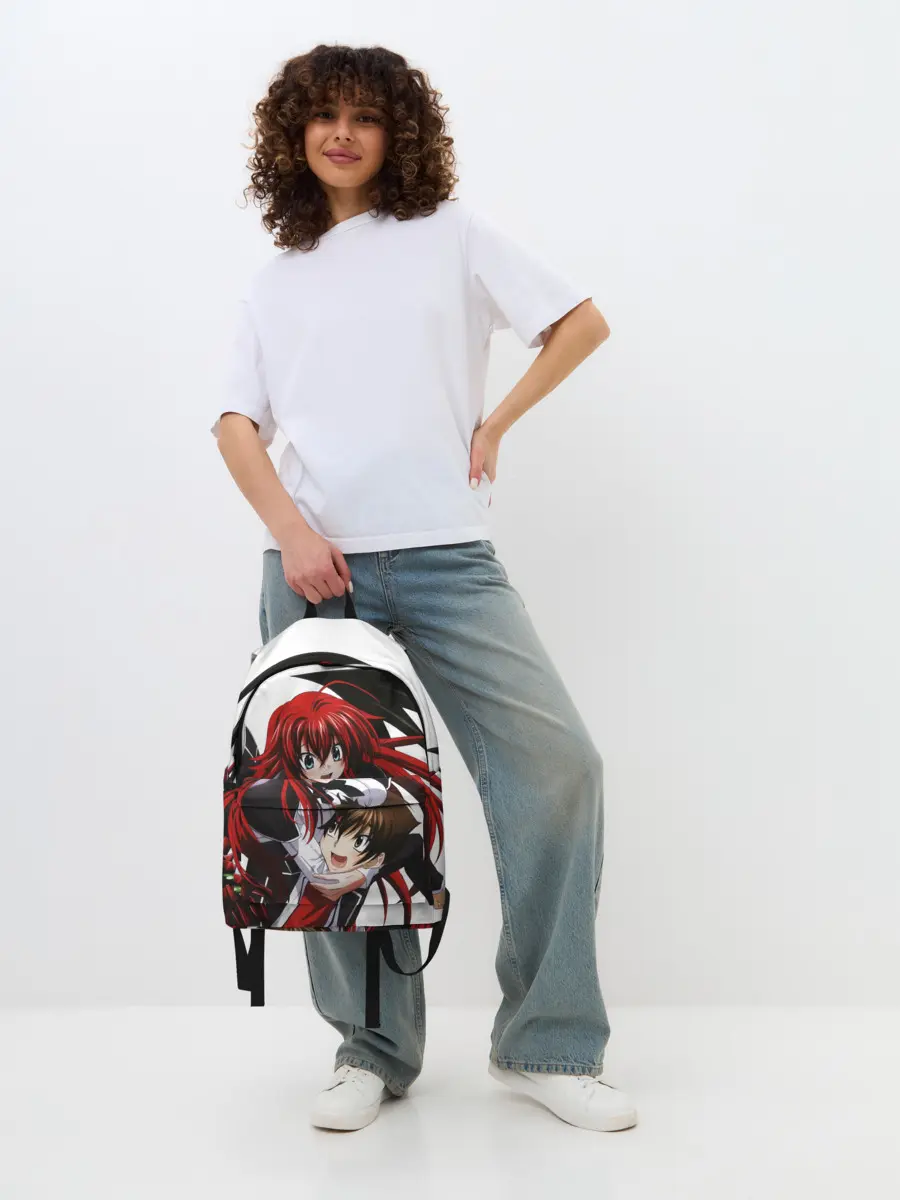 Рюкзак джинсовый / Иссей и Риас