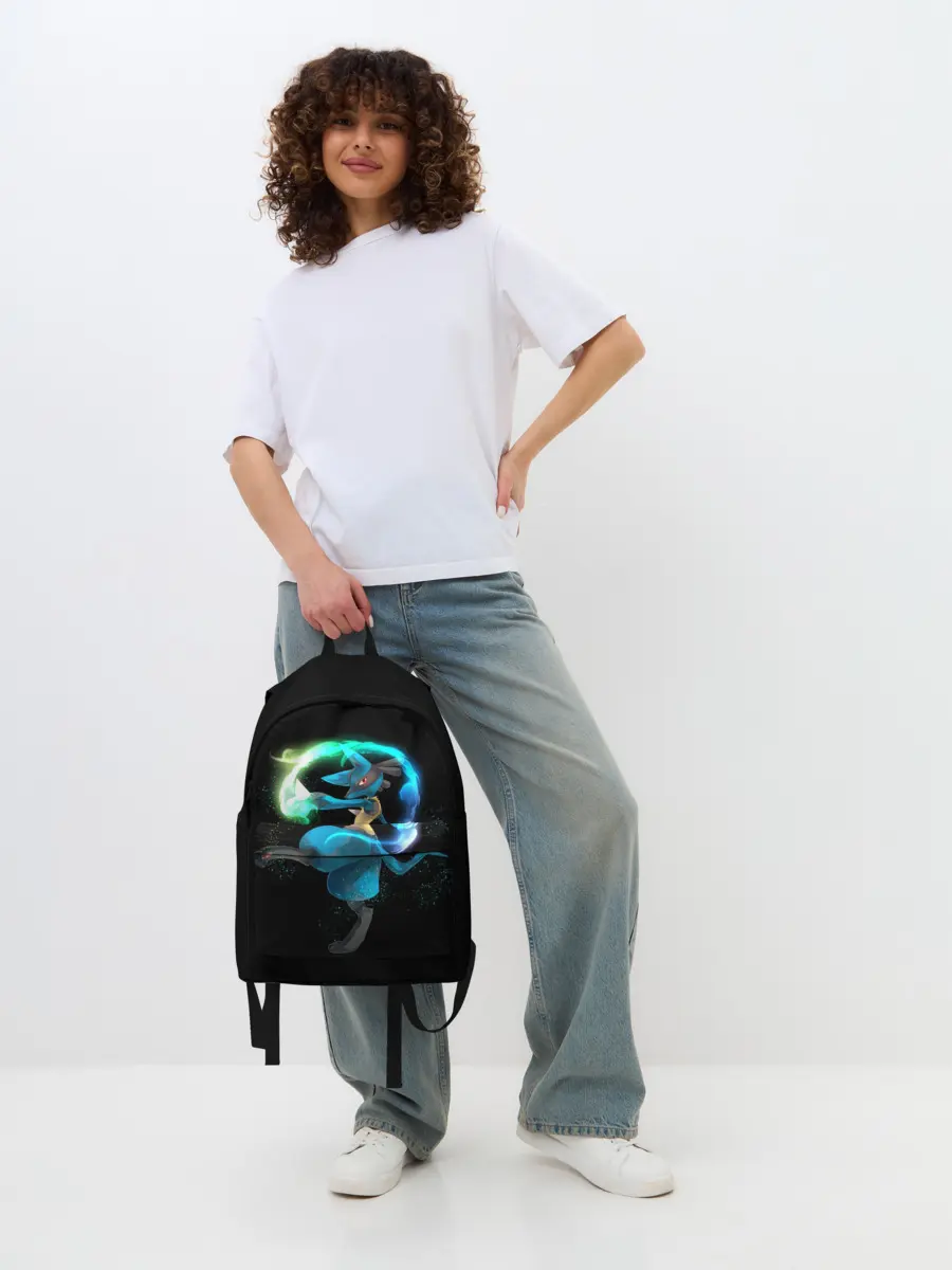 Рюкзак джинсовый / Pokemon art