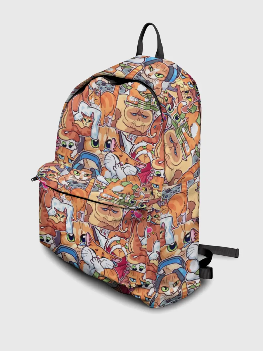 Рюкзак джинсовый / Котобомбинг