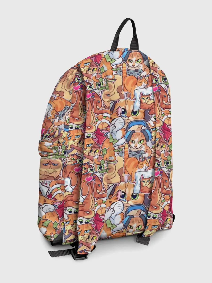 Рюкзак джинсовый / Котобомбинг