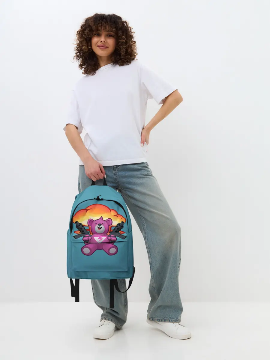 Рюкзак джинсовый / Fortnite Bear