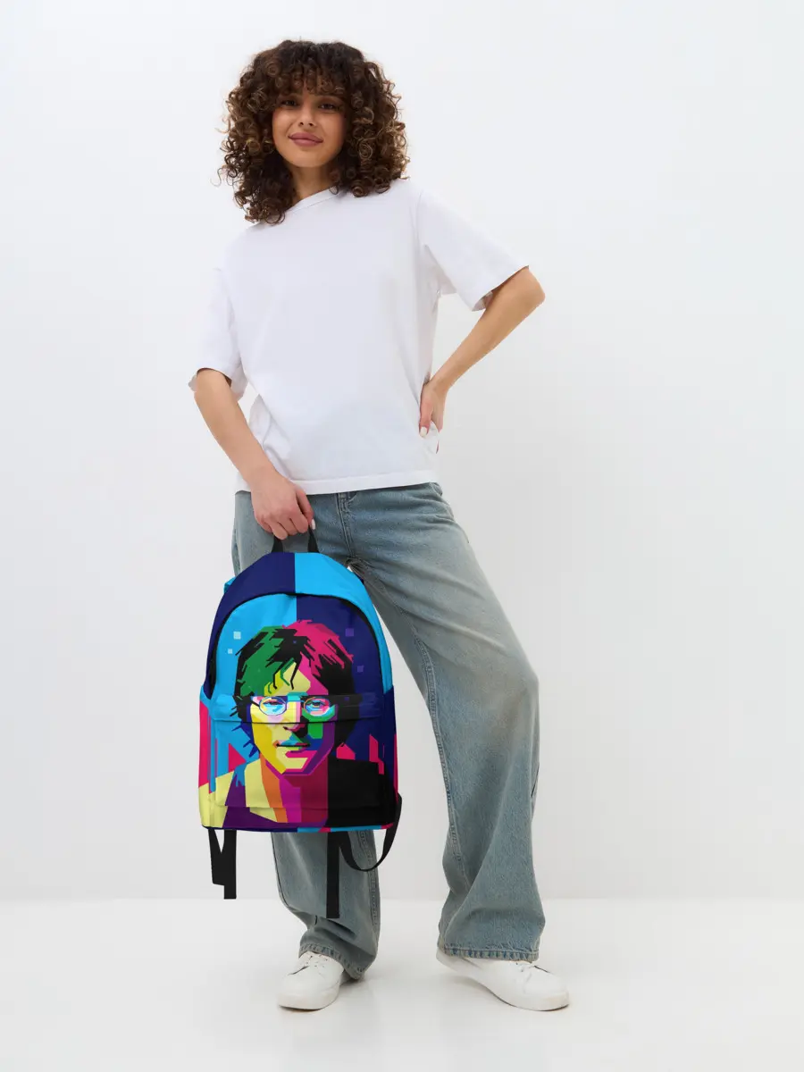 Рюкзак джинсовый / Джон Леннон