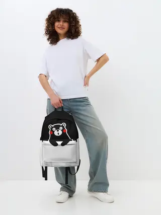 Рюкзак джинсовый / Kumamon повис