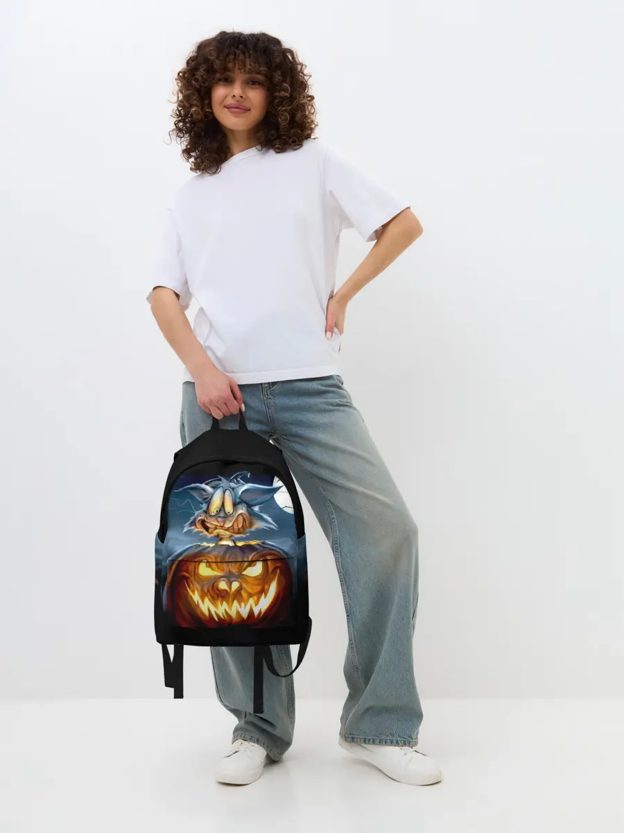 Рюкзак джинсовый / Halloween