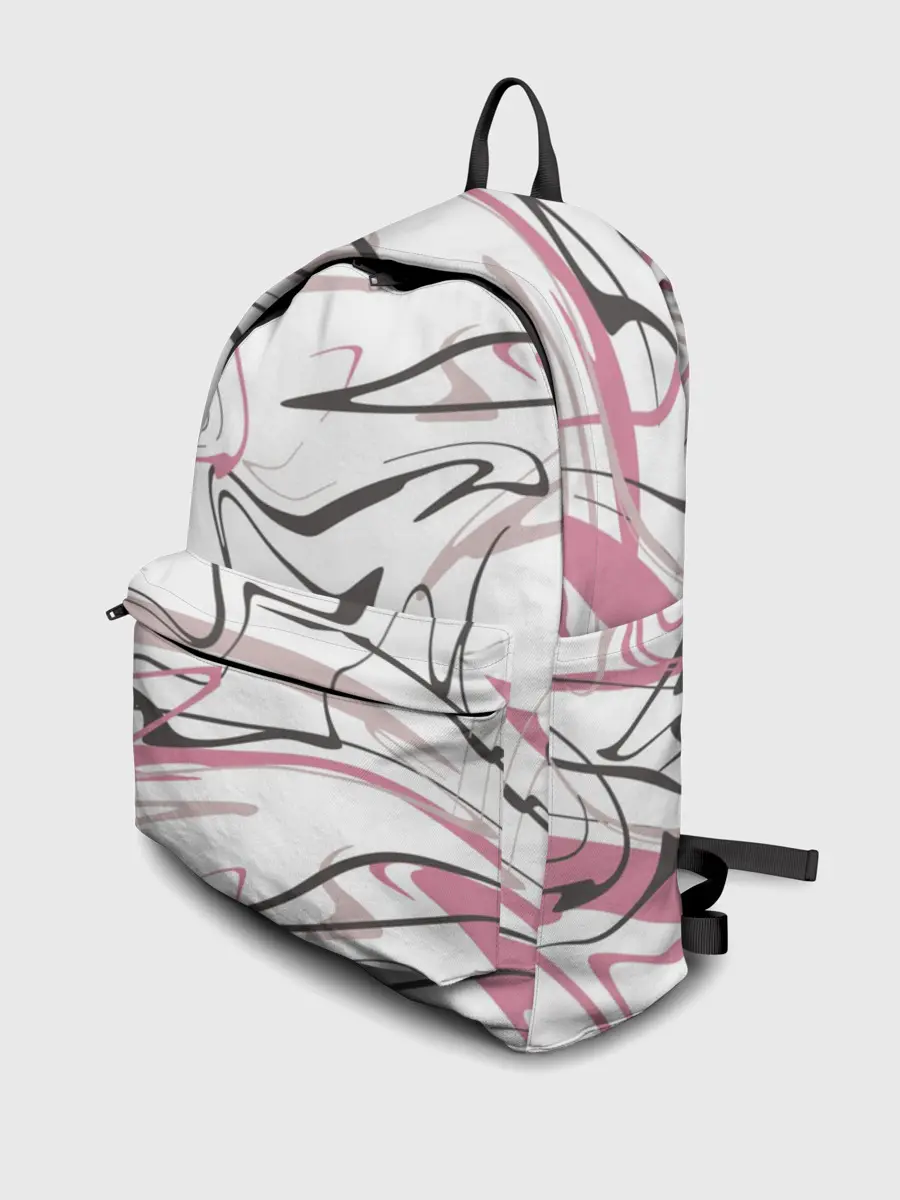 Рюкзак джинсовый / Хаотичные линии