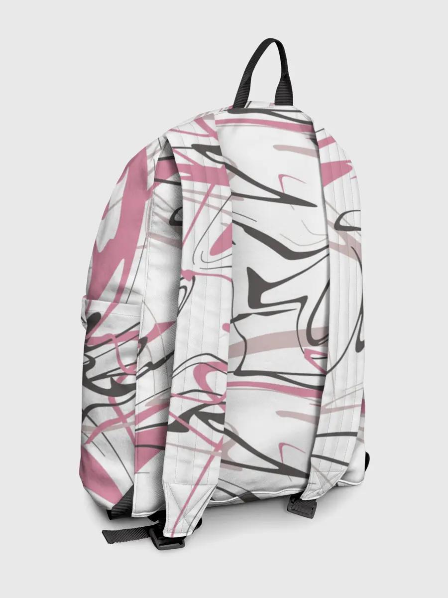 Рюкзак джинсовый / Хаотичные линии