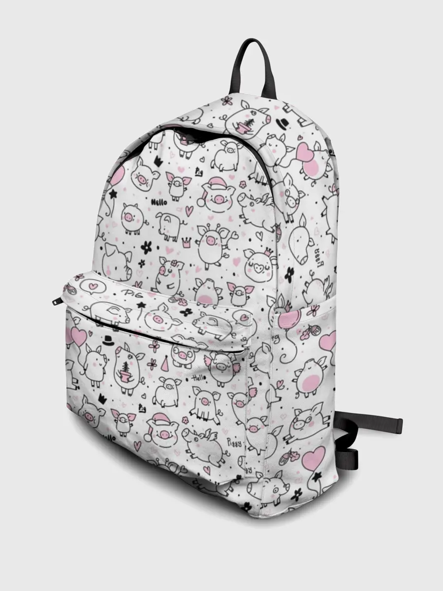 Рюкзак джинсовый / Новогодние поросята