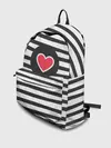 Рюкзак джинсовый / Сердце в полоску