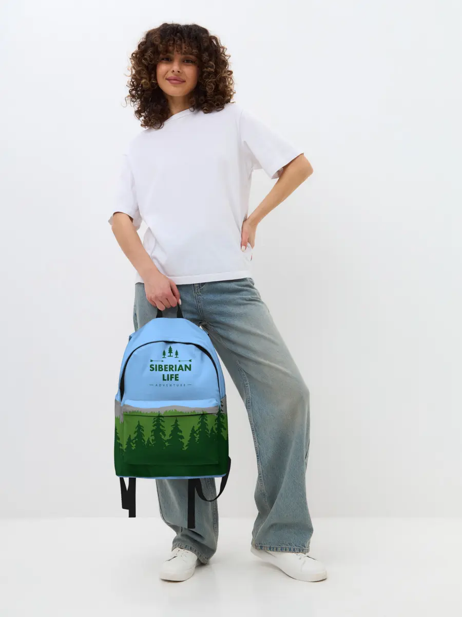 Рюкзак джинсовый / Сибирь
