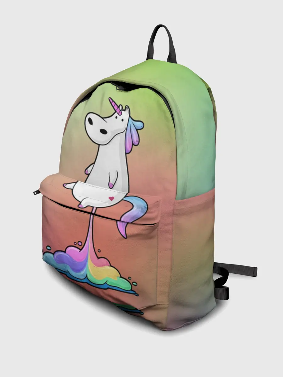 Рюкзак джинсовый / Единорог на Старте