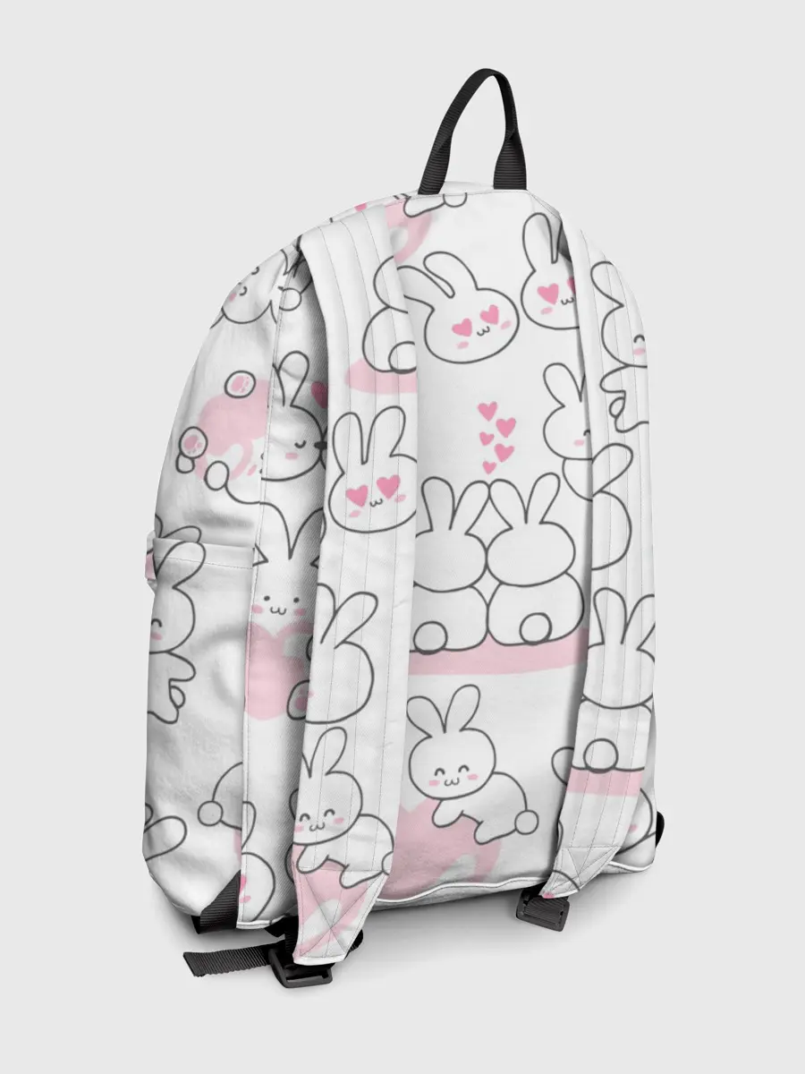 Рюкзак джинсовый / Зайки любовь