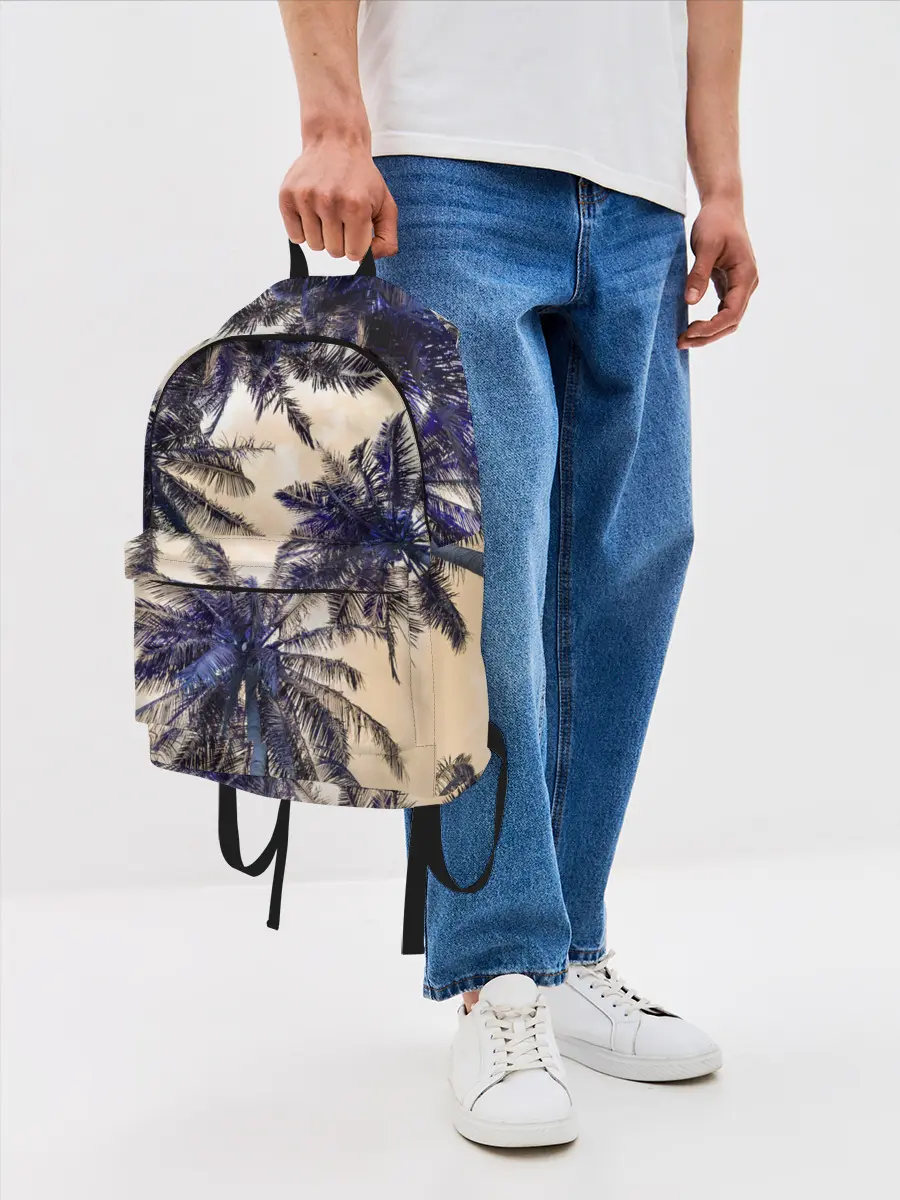 Рюкзак джинсовый / Тропики