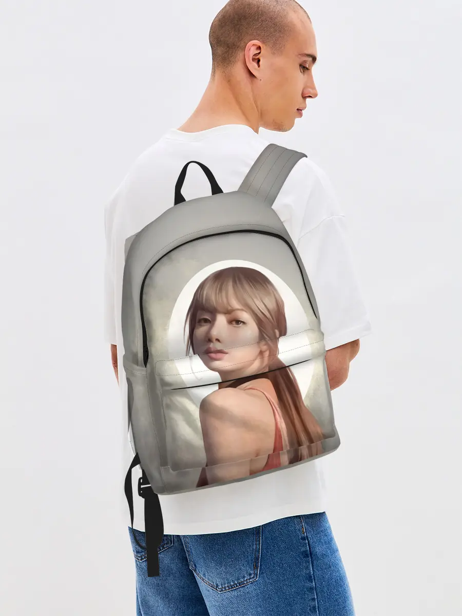 Рюкзак джинсовый / Лиса маслом