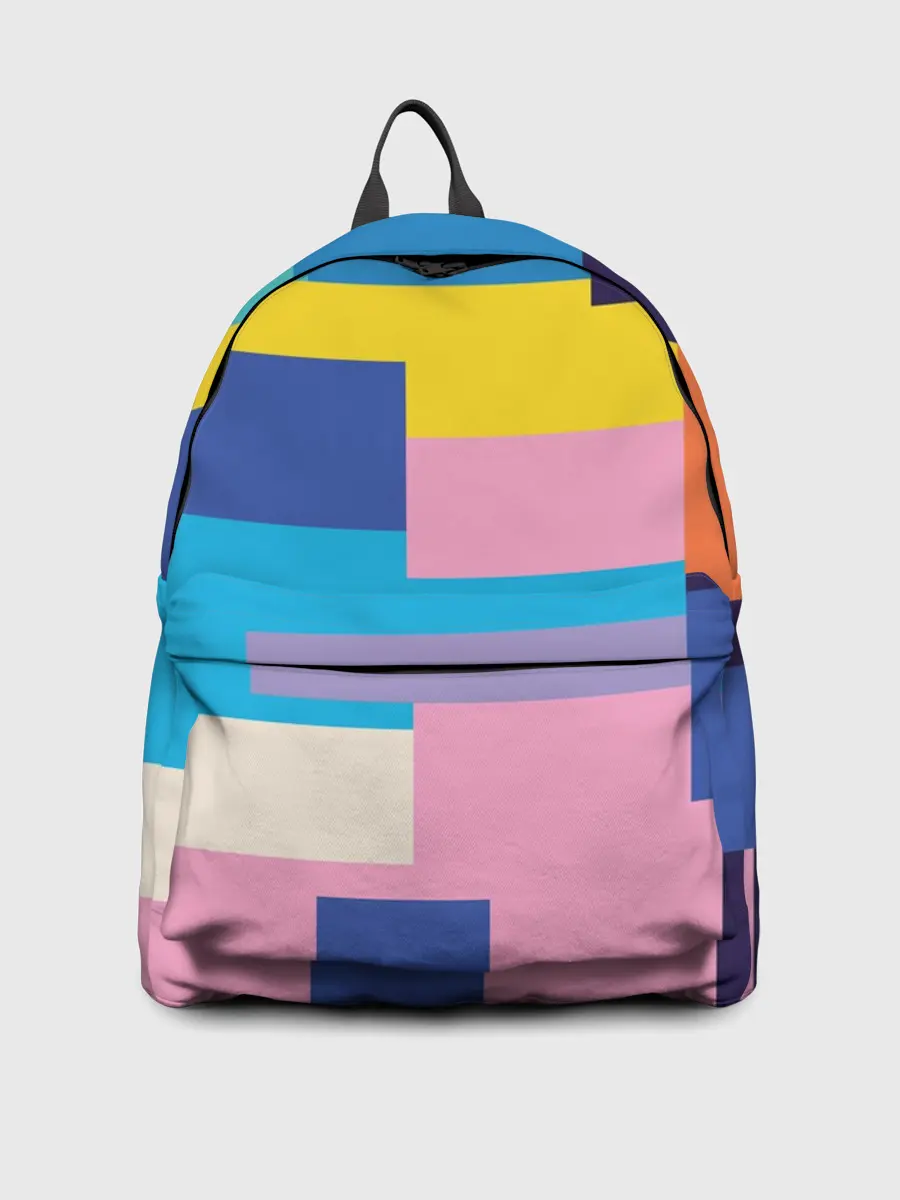 Рюкзак джинсовый / Плавные узоры