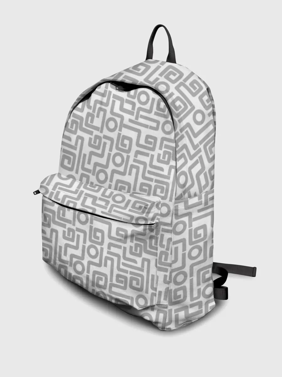 Рюкзак джинсовый / Геометрический лабиринт