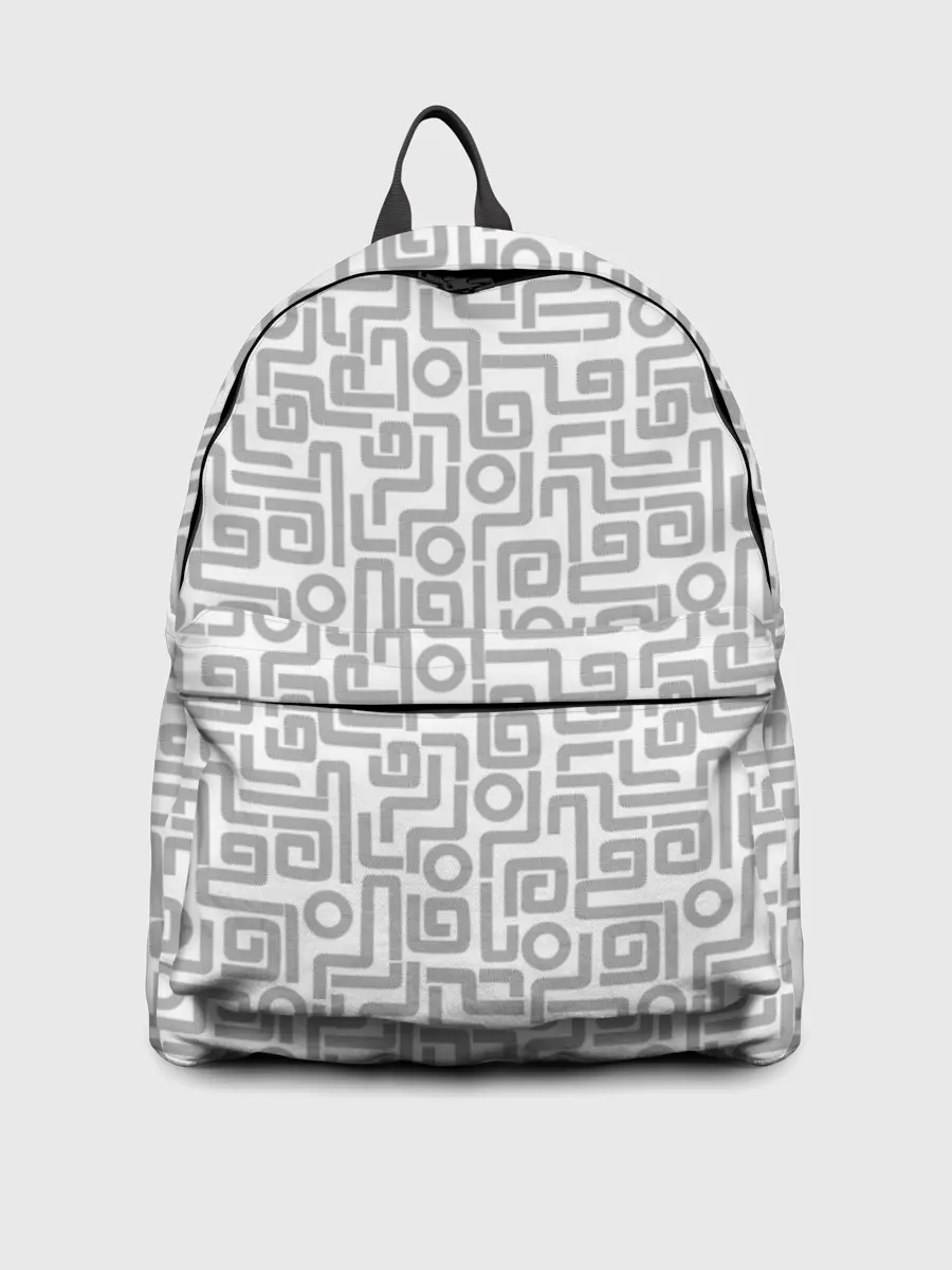 Рюкзак джинсовый / Геометрический лабиринт