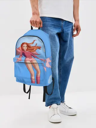 Рюкзак джинсовый / Атомная Ева