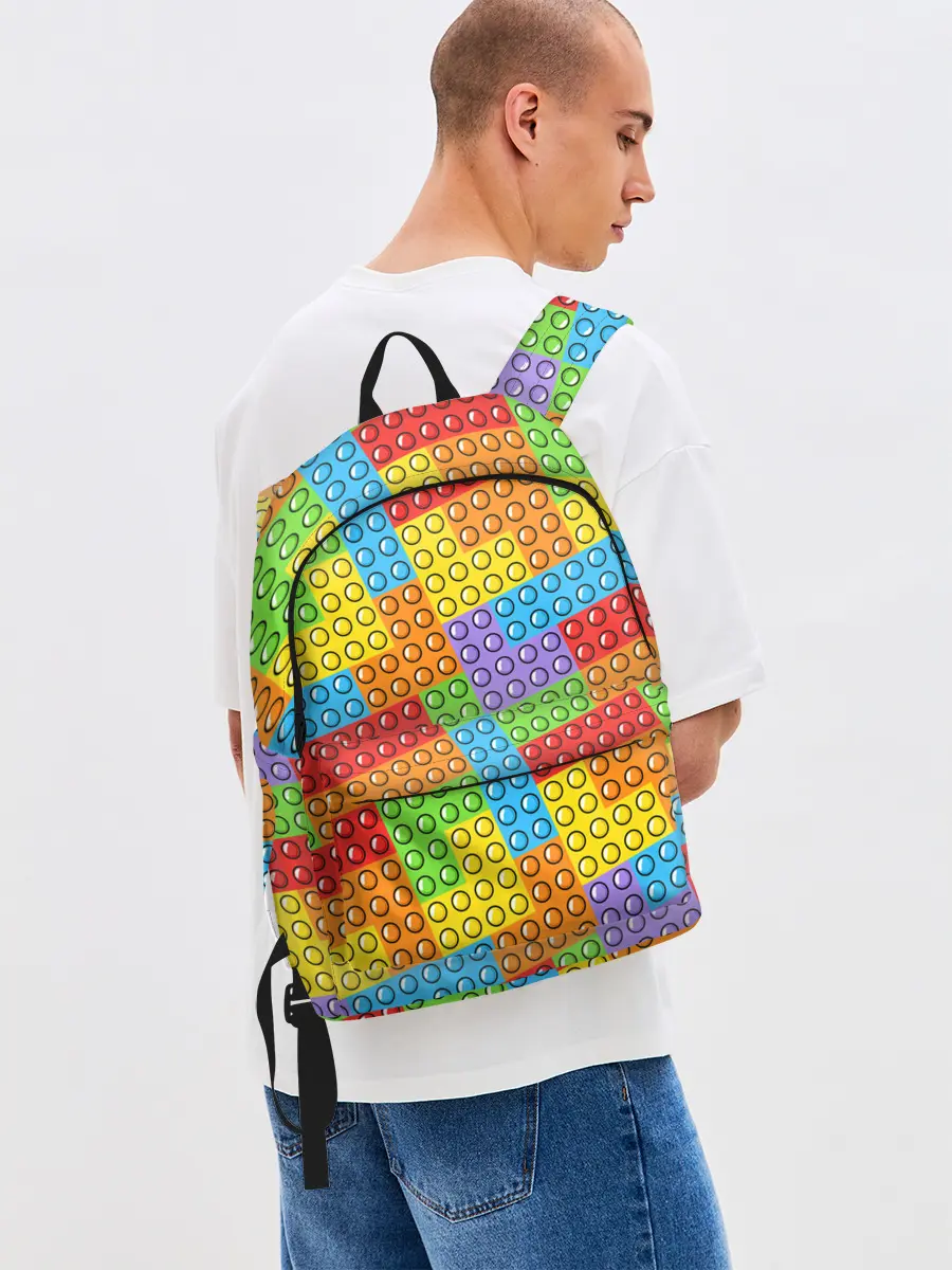 Рюкзак джинсовый / POP IT / SIMPLE DIMPLE