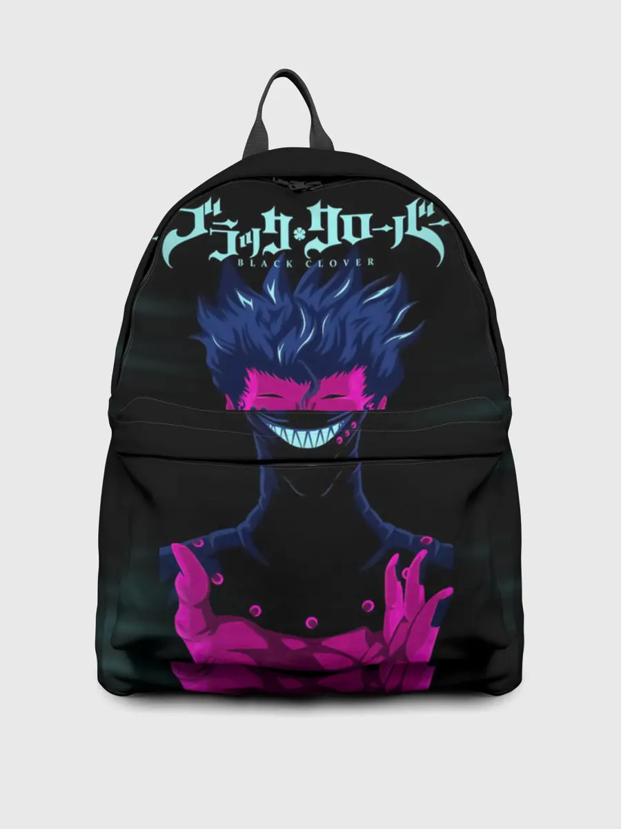 Рюкзак джинсовый / Зора Идеаре Чёрный клевер