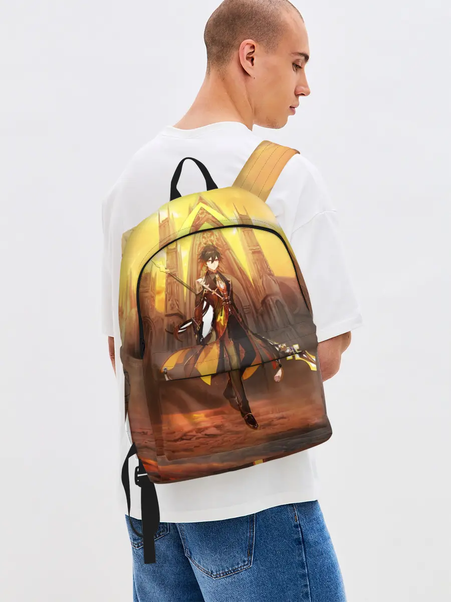 Рюкзак джинсовый / GENSHIN INPACT, Zhong li