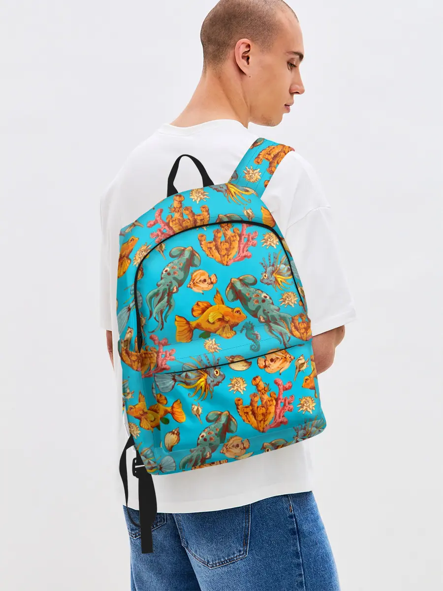 Рюкзак джинсовый / Подводный мир