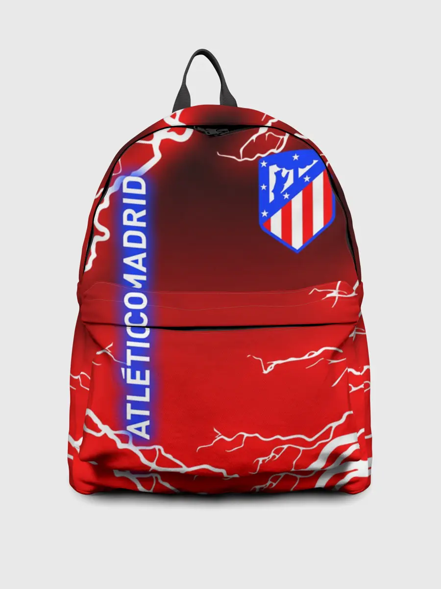 Рюкзак джинсовый / АТЛЕТИКО МАДРИД / МОЛНИИ