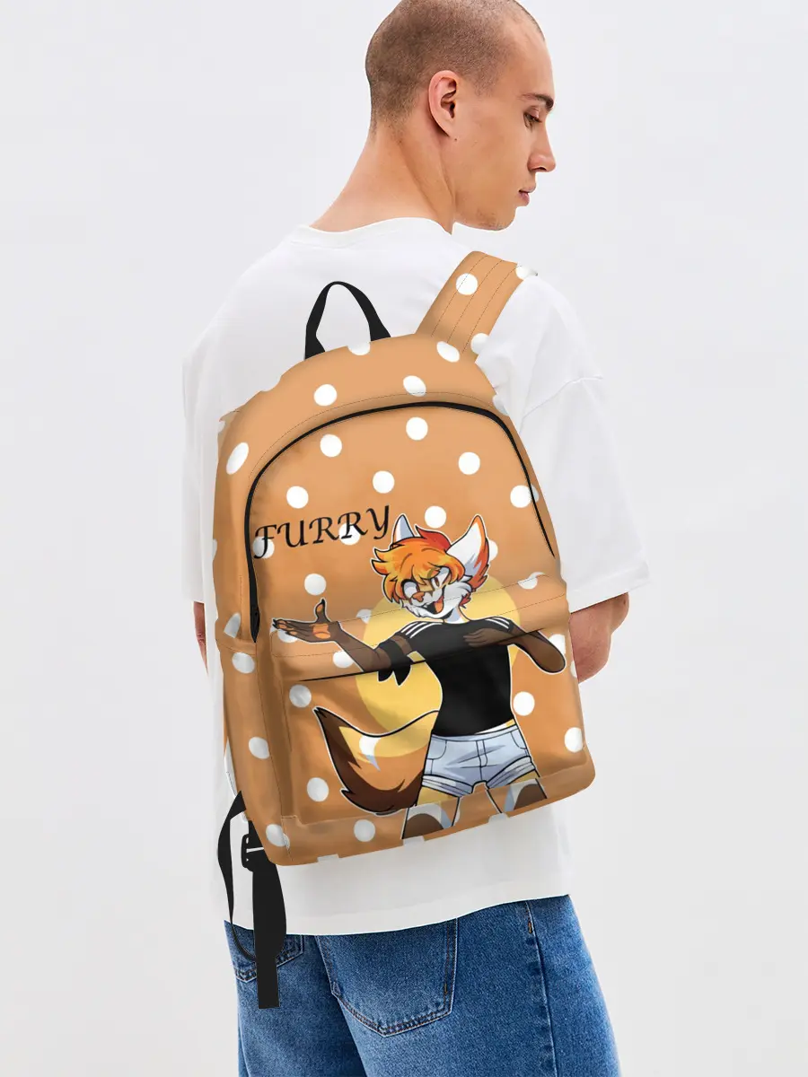 Рюкзак джинсовый / Furry fox guy