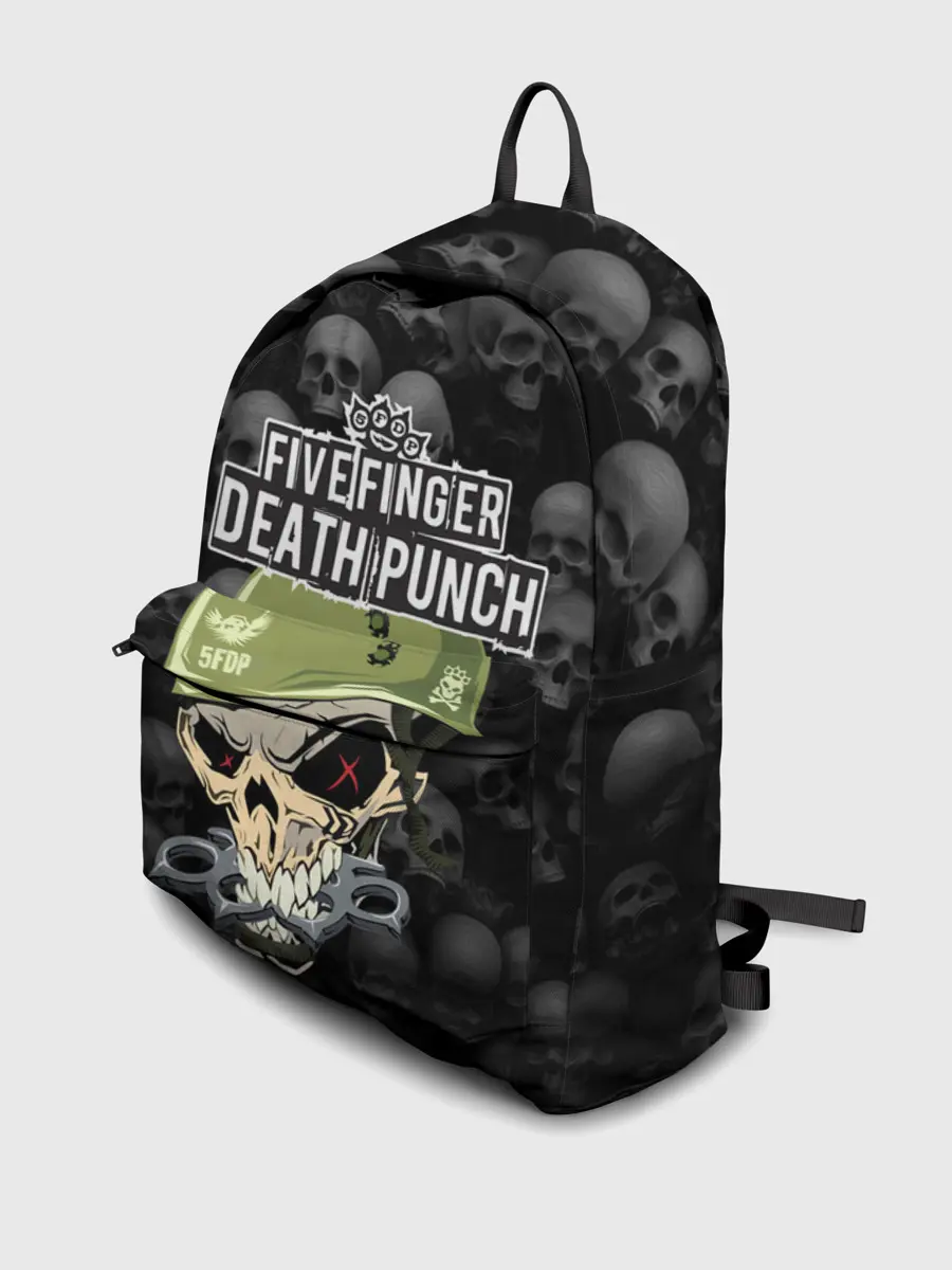 Рюкзак джинсовый / Five Finger Death Punch | 5FDP
