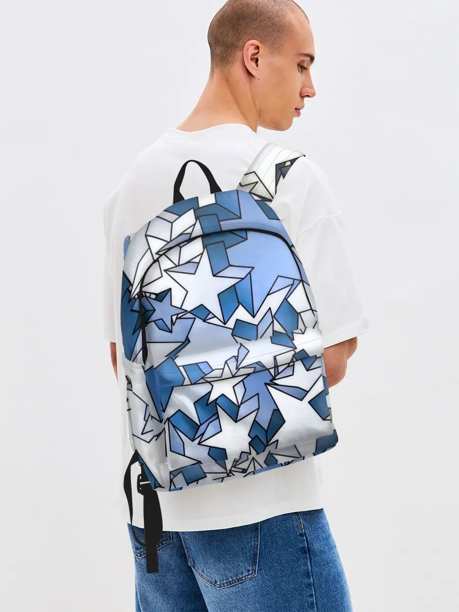 Рюкзак джинсовый / Магические звезды