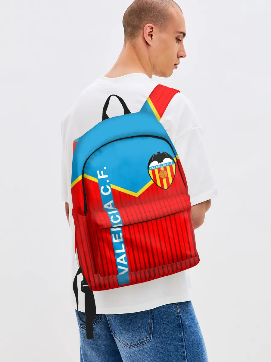 Рюкзак джинсовый / FC VALENCIA / ФК ВАЛЕНСИЯ