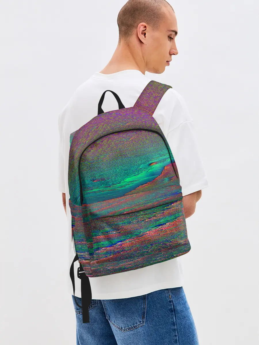 Рюкзак джинсовый / ГЛИТЧ | ПОМЕХИ